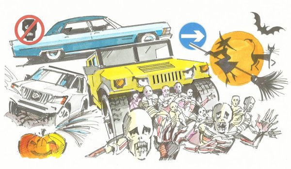 Раскраска зомби апокалипсис