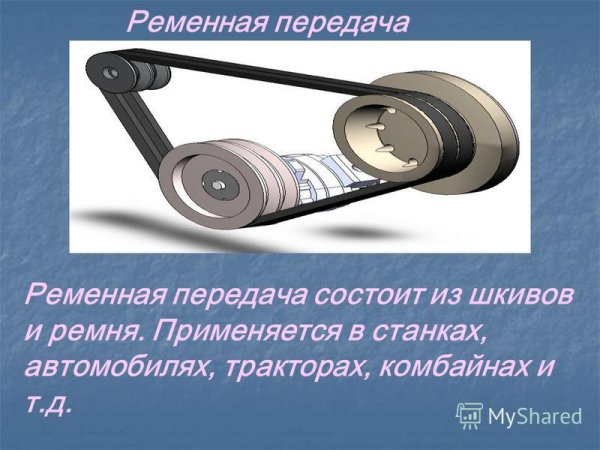 Ременный передаточный механизм