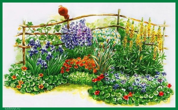 Цветник для детей