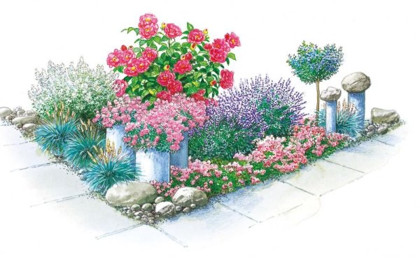 Цветник для детей