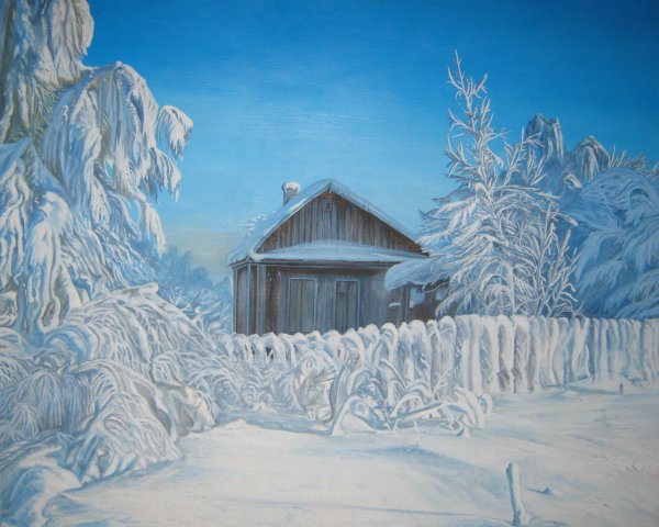 Морозный пейзаж