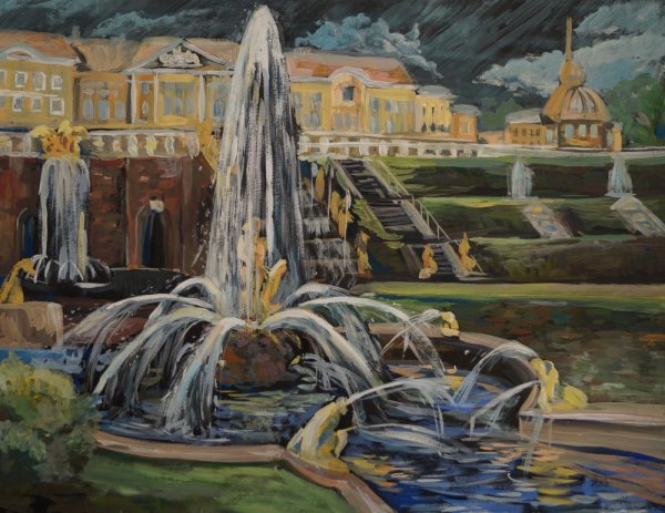 Петергоф зарисовки