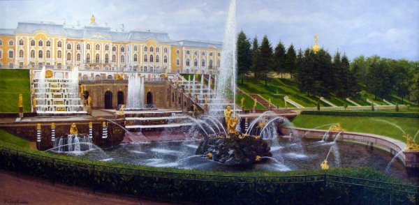 Петергоф главный фонтан Бенуа