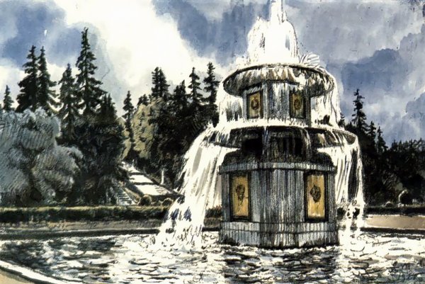 Петергоф Бенуа фонтаны