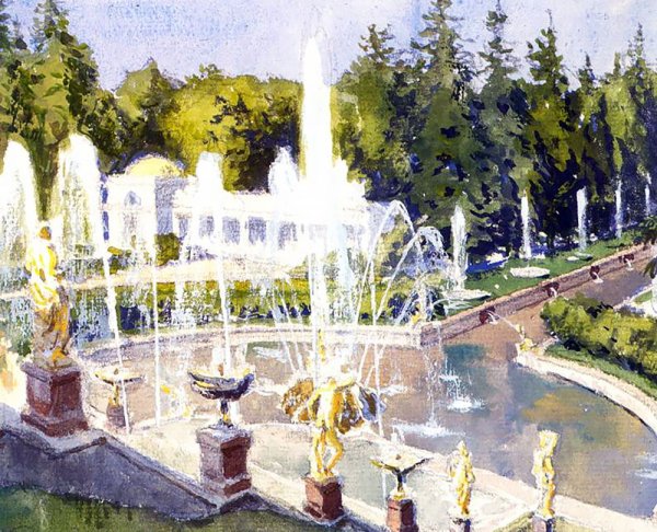 Юлия Иванова Петергоф столица фонтанов