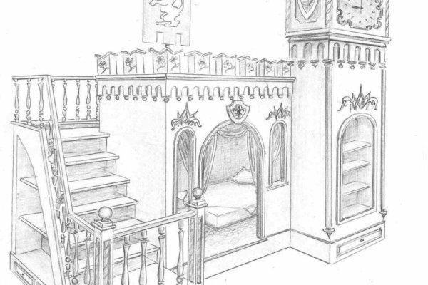 Комната в стиле Барокко рисунок для срисовки