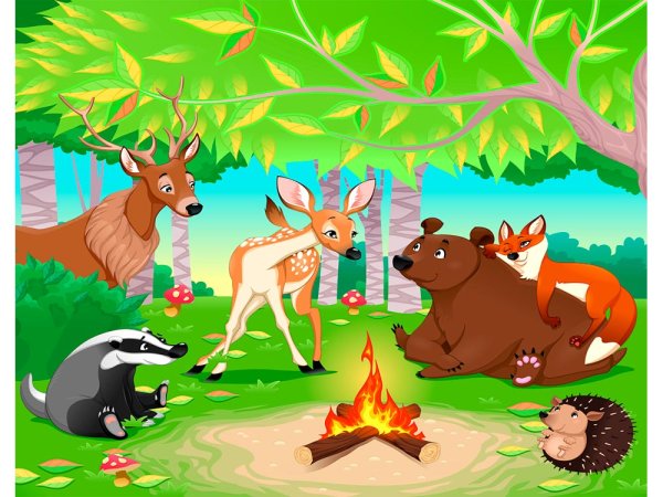 Мультик про лесных жителей