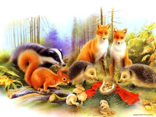 Сказочные Лесные животные