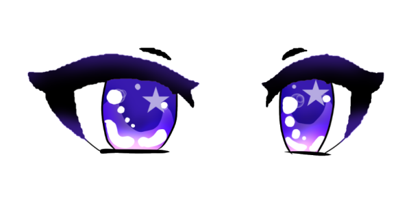 Фиолетовые глаза гача лайф
