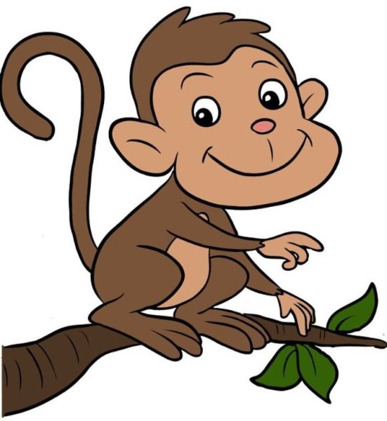 Обезьяна рисунок