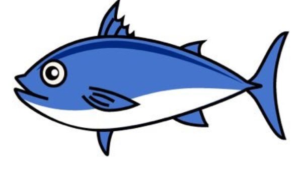 Тунец нарисованный