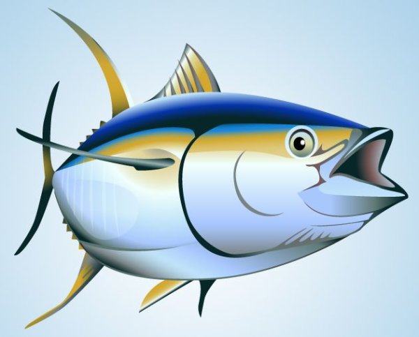 Тунец мультяшный