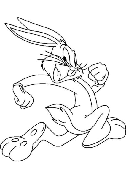 Раскраска Багз Банни и его друзья