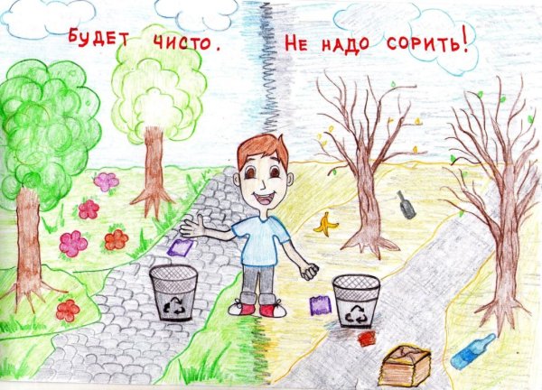 Мы за чистый город рисунки