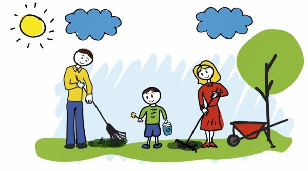 Надпись чистый город