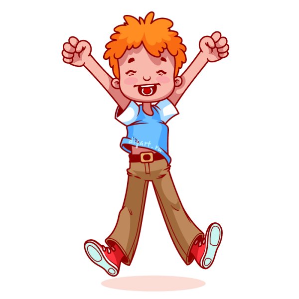 Рыжий мальчик мультяшка