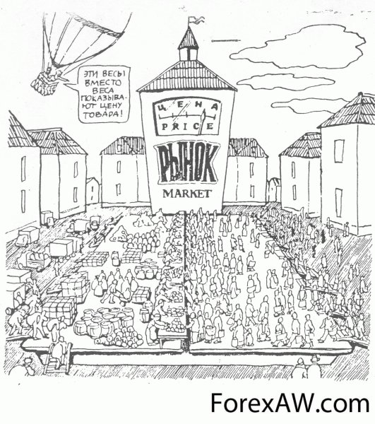 Рыночная экономика иллюстрация