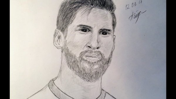 Нарисовать Лионеля Месси