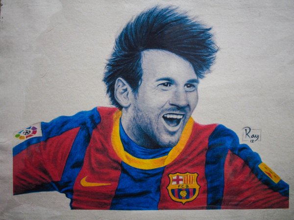 Нарисовать Лионеля Месси