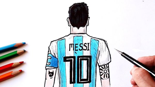 Lionel Messi Painting