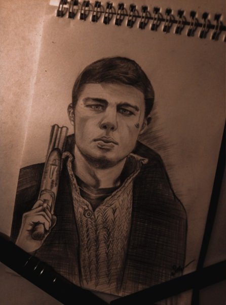 Сергей Бодров рисунок