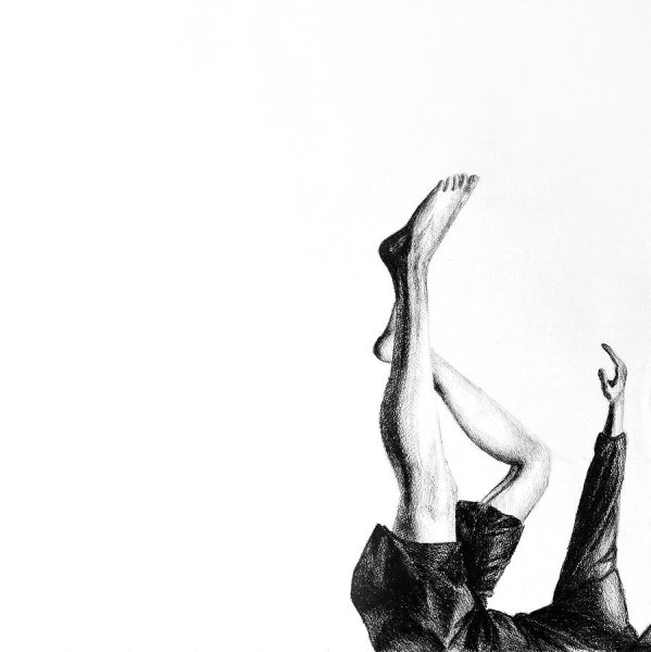 Эскиз падающего человека