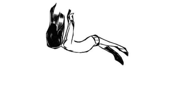 Позы для срисовки падение