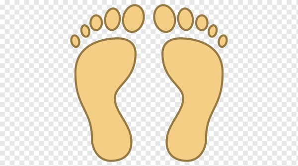 Силуэт ноги