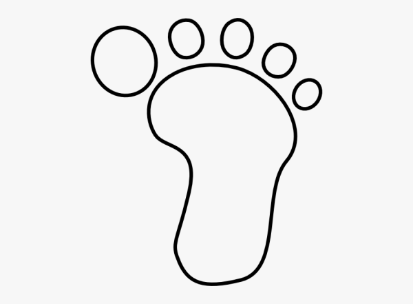 Раскраска пятка