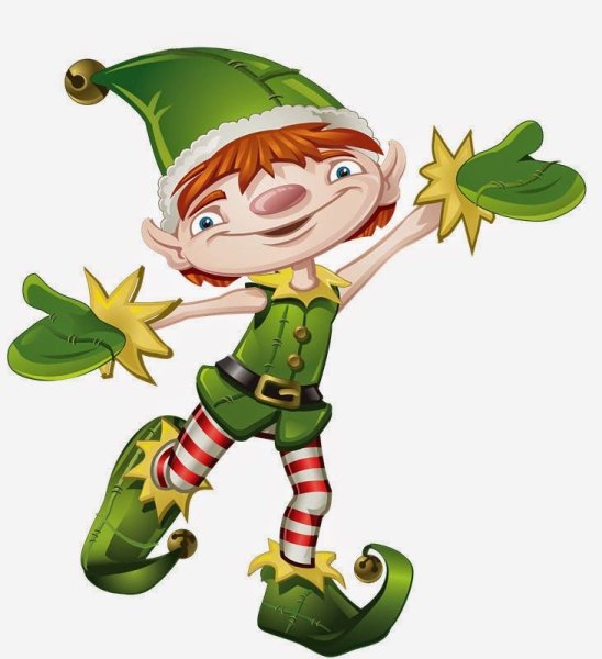 Новогодние эльфы иллюстрации