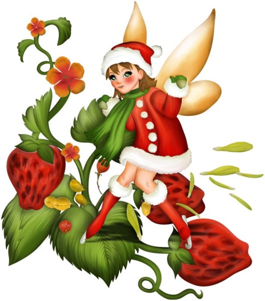 Нарисовать эльфа новогоднего