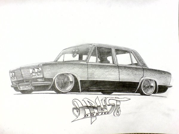 Жигули рисунок