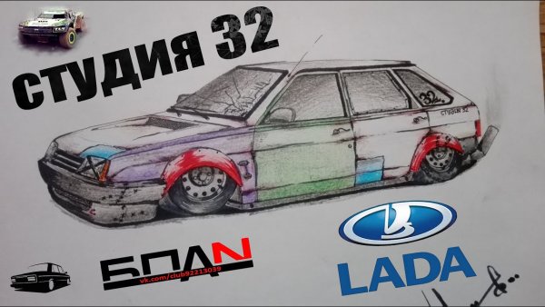 ВАЗ 2109 БПАН рисунок