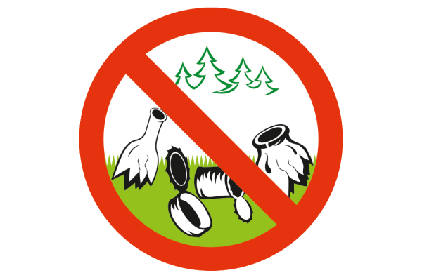 Знак «не мусорить»