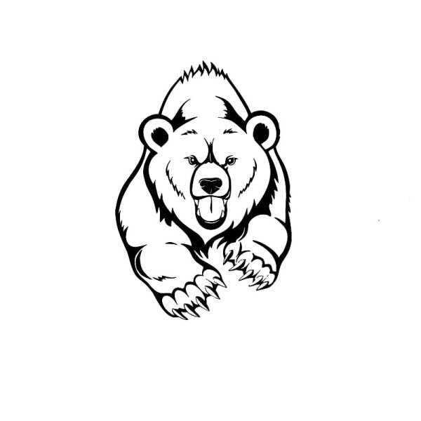 Медведь тату эскиз