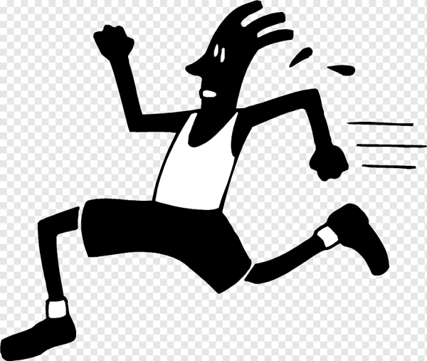 Бег иллюстрация