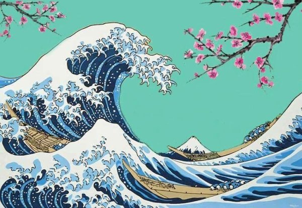 Вода в японском стиле