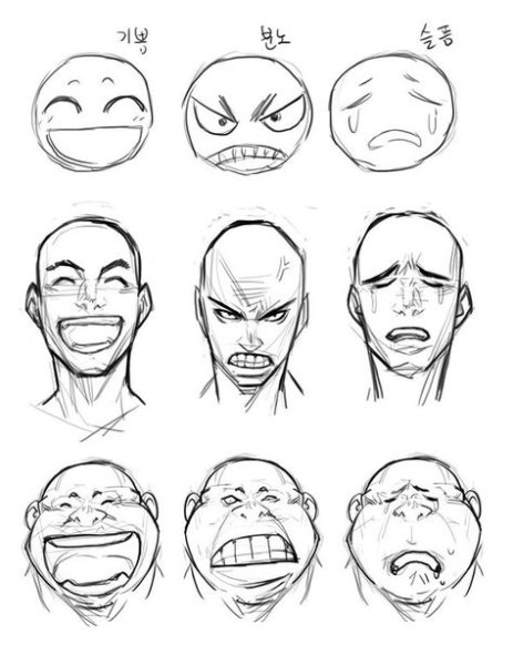 Мимика референсы