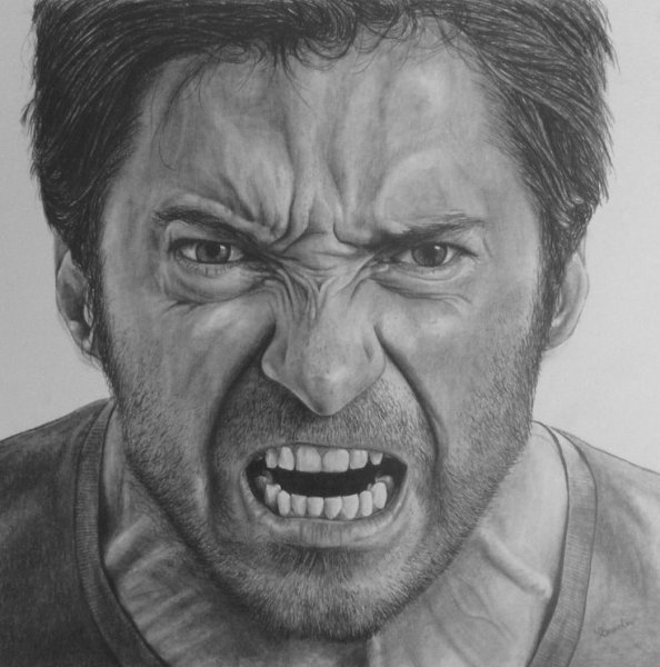 Эмоциональный портрет карандашом