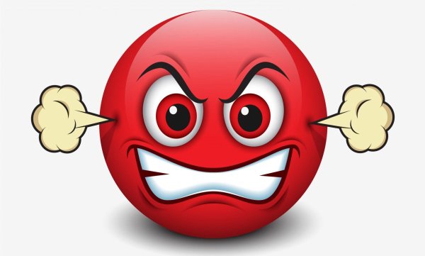 Смайлик злость