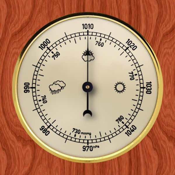 Шкала барометра атмосферного давления