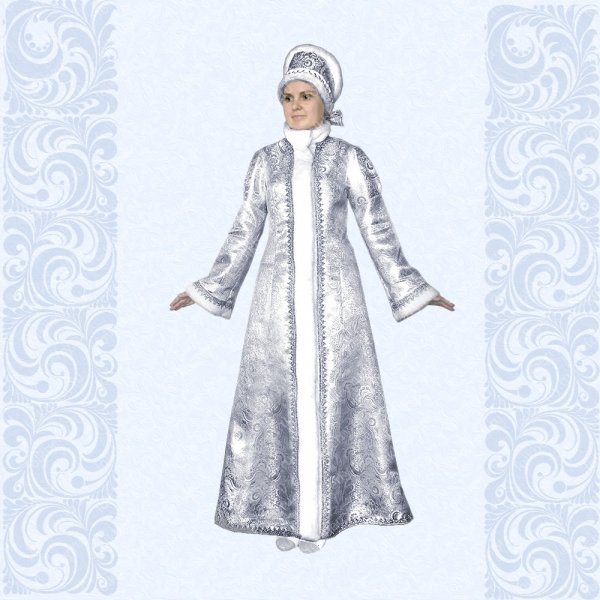 Эскиз костюма Снегурочки