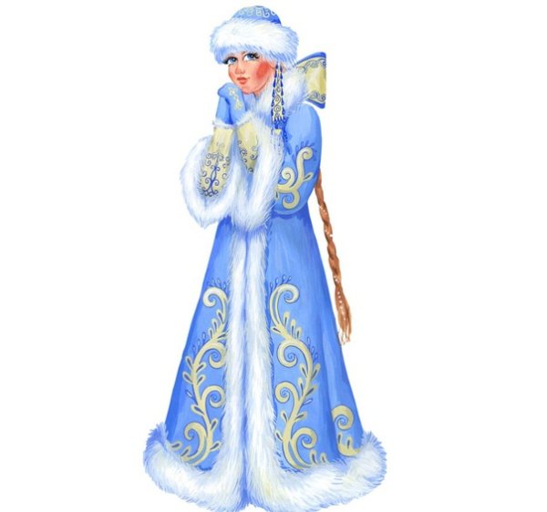 Снегурочка без фона