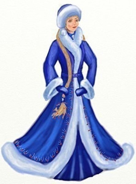 Снегурочка рисунок