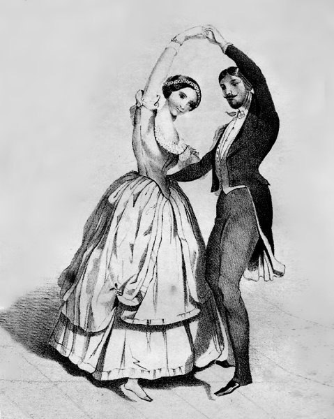 Мазурка на балу 18 века