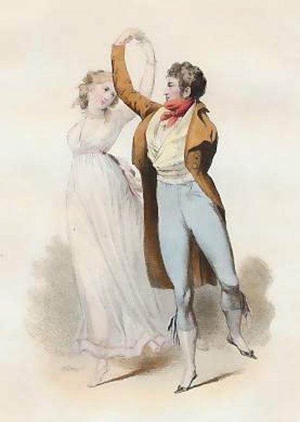 Старинные танцы раскраски