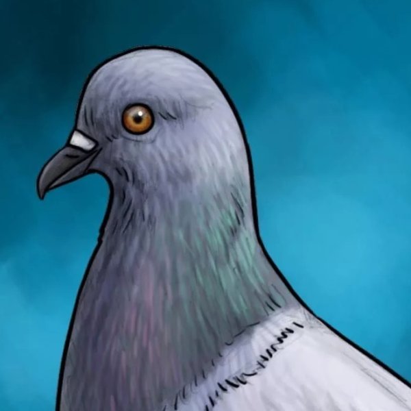 Голуби мультяшные