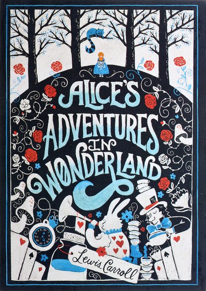 Алиса в стране чудес обложка книги современная