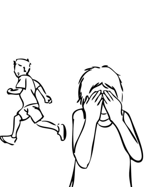 Раскраска игра в ПРЯТКИ