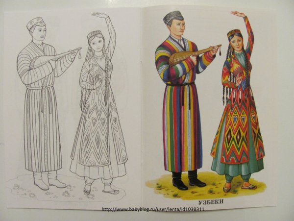 Народ узбеки народный костюм